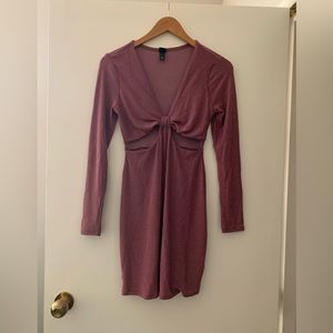 Shimmery pink wild fable mini dress
